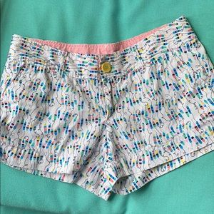 Lilly Pulitzer buoy super cute shorts size 0